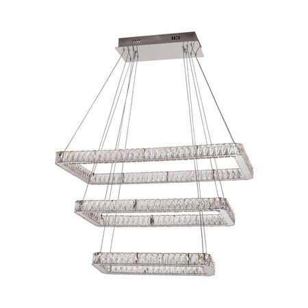 Plc Lighting Equis Led 3-Ring Ceiling Lite 90078PC